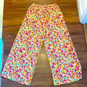 SHEIN floral flowy pants